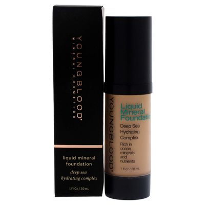 Youngblood Liquid Mineral Foundation, Pebble, 17 Shades, Vegan, Cruelty Free, Gluten-Free