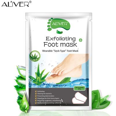 Foot Peel Mask 3 Pack? Exfoliator Peel Off Calluses Dead Skin Callus Remover?Baby Soft Smooth Touch Feet-Men Women (Aloe Vera)