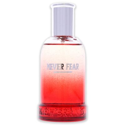 New Brand Perfumes Never Fear EDT Spray Men 3.3 oz (sem numero)