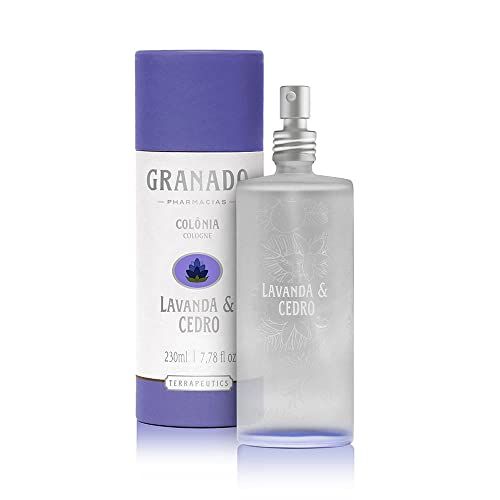 Granado - Linha Terrapeutics - Colonia Lavanda e Cedro 230 Ml - (Terrapeutics Collection - Lavender and Cedar Cologne 7.78 Fl Oz)