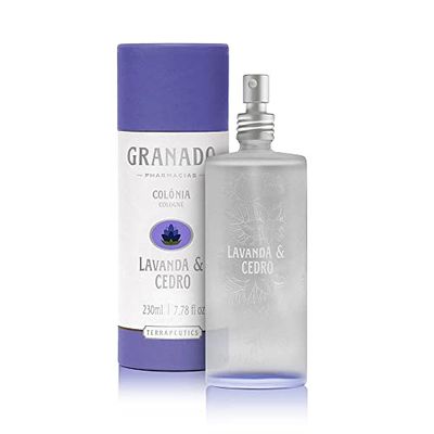 Granado - Linha Terrapeutics - Colonia Lavanda e Cedro 230 Ml - (Terrapeutics Collection - Lavender and Cedar Cologne 7.78 Fl Oz)