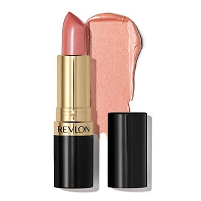 Revlon Super Lustrous Lipstick, Creamy Formula For Soft, Fuller-Looking Lips, Moisturized Feel, 405 Silver City Pink, 0.15 Oz