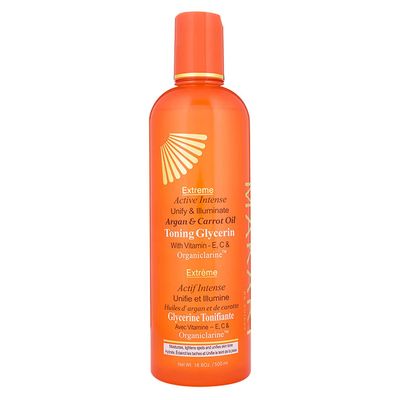 MAKARI Extreme Active Intense Argan and Carrot Oil Tone-Boosting Body Glycerin (16.8 oz) | Fades Spots &amp; Marks | Helps Brighten Complexion | Hydrates and Softens | for All Skin Types Except Sensitive