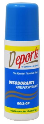 Deporte Desodorante Antiperspirante Roll-on 3oz