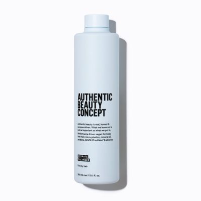 Authentic Beauty Concept Hydrate Cleanser | Moisturizing Cleansing Shampoo | Normal To Dry or Curly Hair | Vegan &amp; Cruelty-free | Sulfate-free | 10.1 fl. oz.