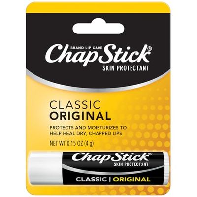ChapStick Classic Original Lip Balm -?Moisturizing Lip Care for Dry, Cracked Lips, 0.15 Oz Ea