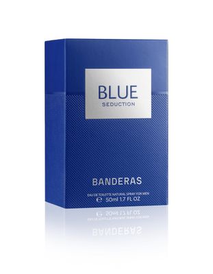 Banderas Antonio Perfumes - Blue Seduction - Eau de toilette for Men - Long Lasting - Fresh and Casual Fragance - Ideal for Day Wear - 1.7 Fl. Oz