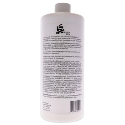 Super Star 50 Volume Cream Peroxide Developer by Marianna for Unisex - 32 oz Cream