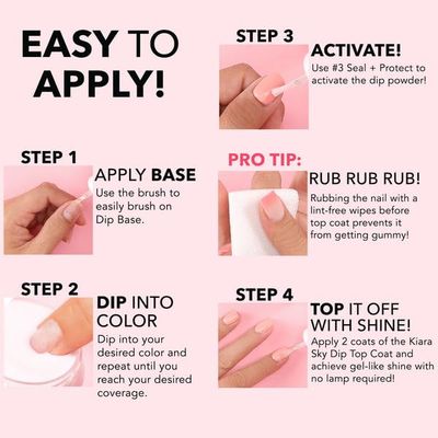 KIARA SKY Professional - Dip Manicure Nail Liquid Essentials - Long Lasting Nail Gel - Beauty Essentials Nail Design for Nail Art - Dip Liquids for Nails Repair Treatment 0.5 fl oz, Bond