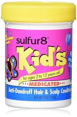 Sulfur 8 Kid&#39;s Medicated Anti-Dandruff Hair and Scalp Conditioner, 4 Ounce