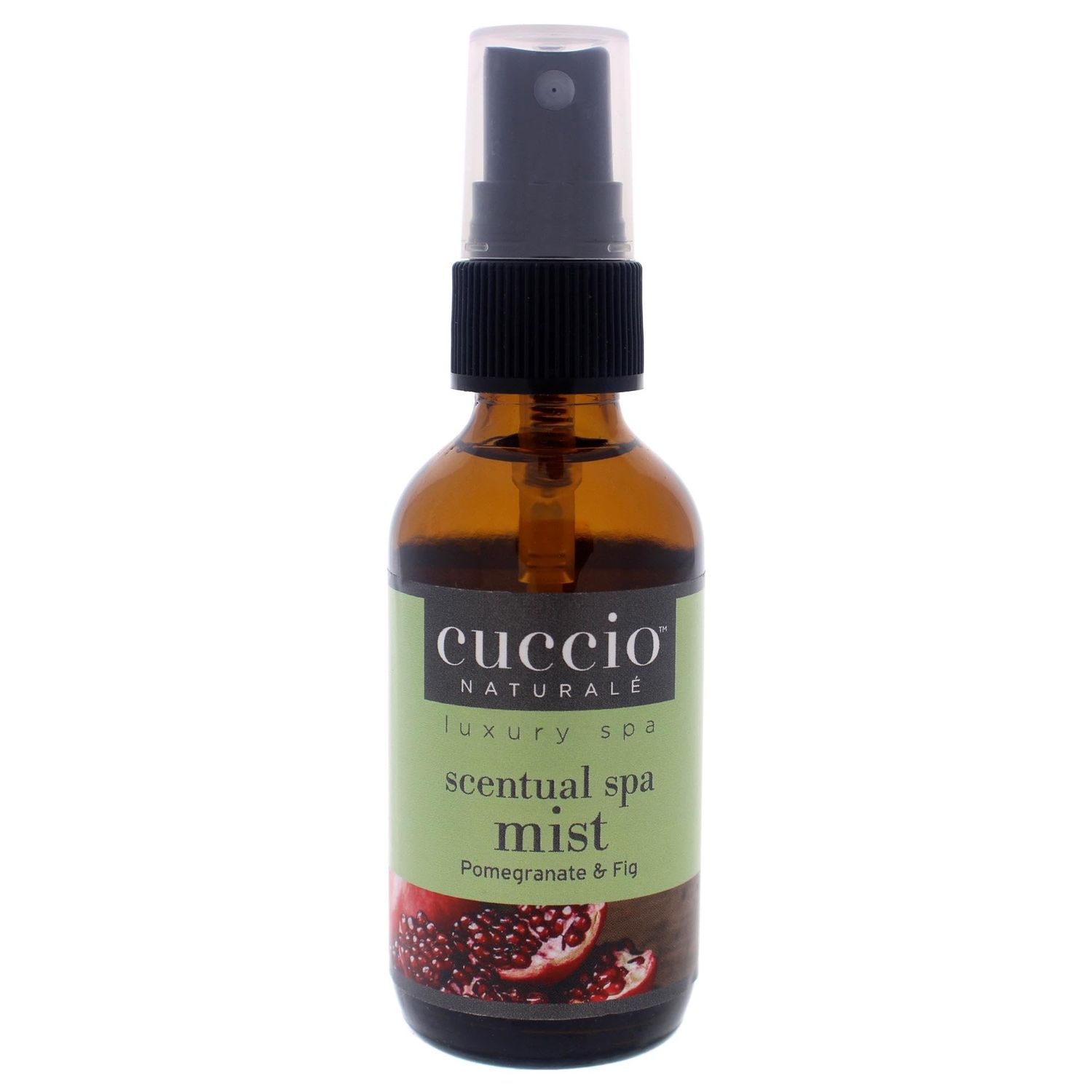 Cuccio Naturale Scentual Spa Mist - Aromatic Spray - Soothes And Softens Skin - Radiant And Rejuvenated Skin - Promotes A Relaxed And Calm Mindset - Paraben Free - Pomegranate And Fig - 2 Oz