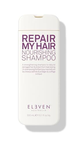 ELEVEN AUSTRALIA Repair My Hair Nourishing Shampoo Rebuild Damaged Hair &amp; Protect From Heat Styling - 10.1 Fl Oz