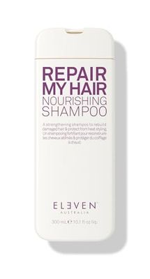 ELEVEN AUSTRALIA Repair My Hair Nourishing Shampoo Rebuild Damaged Hair &amp; Protect From Heat Styling - 10.1 Fl Oz