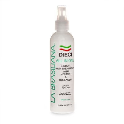 La-Brasiliana Dieci All-In-One Instant Hair Treatment - 8.45 fl.oz.