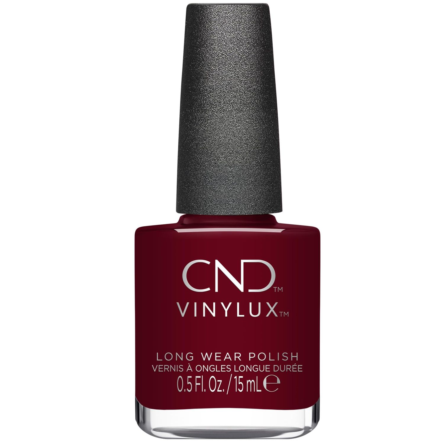 CND Vinylux Longwear Red Nail Polish, Gel-like Shine &amp; Chip Resistant Color, Decadence, 0.5 fl. oz