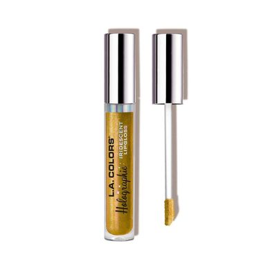 L.A. COLORS Holographic Iridescent Lipgloss, Gold Rush CLG422