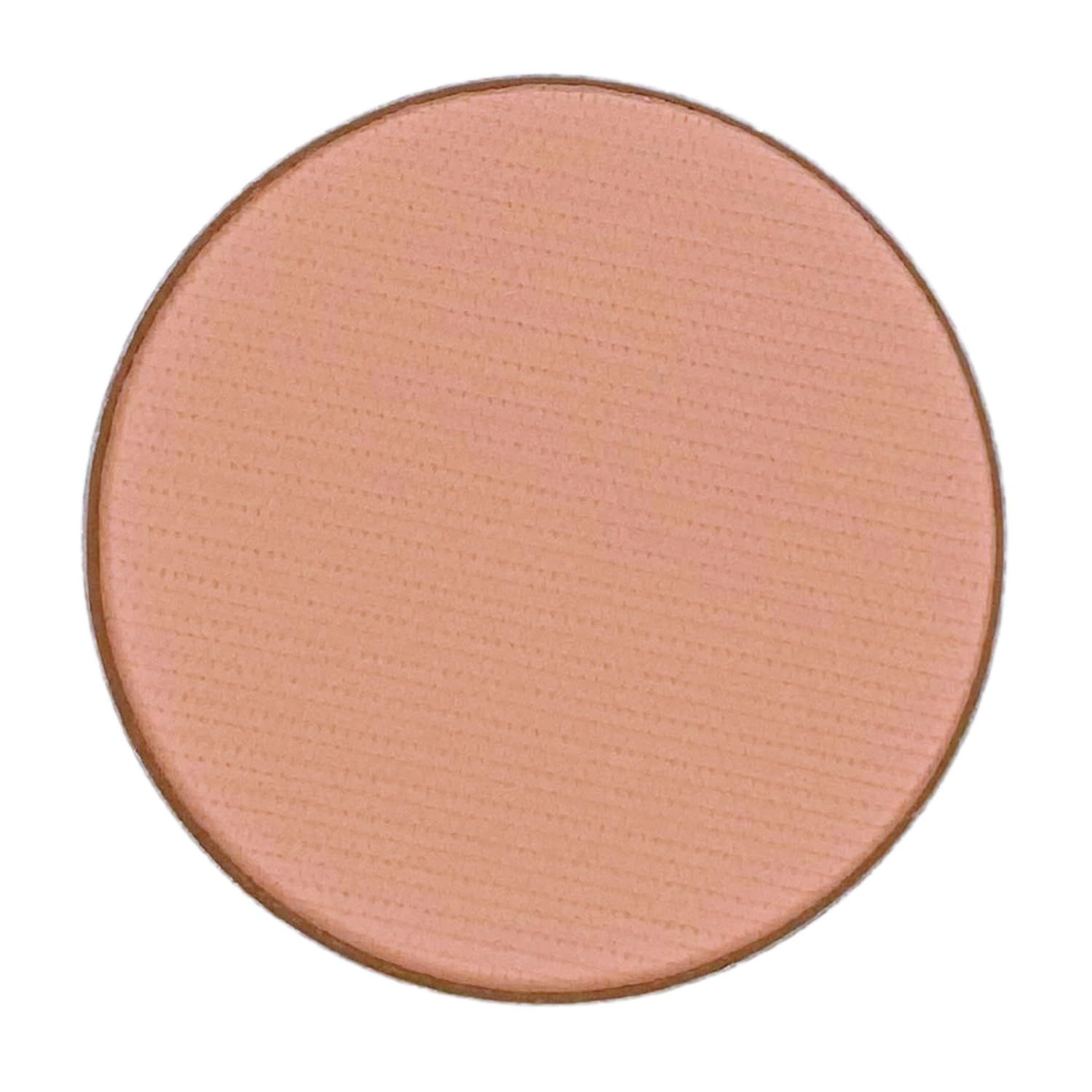 Honeybee Gardens Pressed Powder Eye Shadow Single Refill, Cameo, Matte Warm Pale Rose, Long-Wearing, Creaseproof Mineral Color With Botanicals, 1.2g