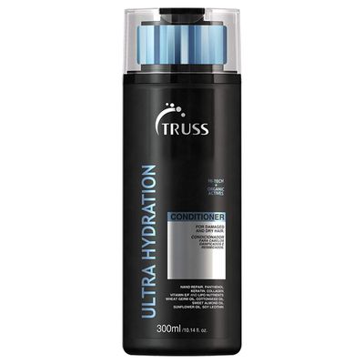 TRUSS Ultra Hydration Hair Conditioner - Moisturizing Conditioner for Dry Hair Repair, Shine, and Body - Color-Safe for All Hair Types + Textures - Restore Damaged Hair with Vital Nutrients (300 ml)
