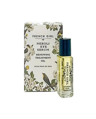 French Girl Neroli Eye Serum - Renewing Treatment Oil for Under Eyes and Fine Lines, Brightening Depuffer, Organic Plant-Based Ingredients, Vegan &amp; Cruelty-Free, .3 oz
