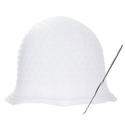 Ewin 1 PCS Professional Reusable Hair Coloring Highlighting Cap &amp; Hook Hair Salon