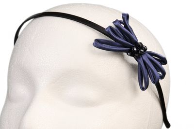 Caravan Headband, Stringed Bow with Beads