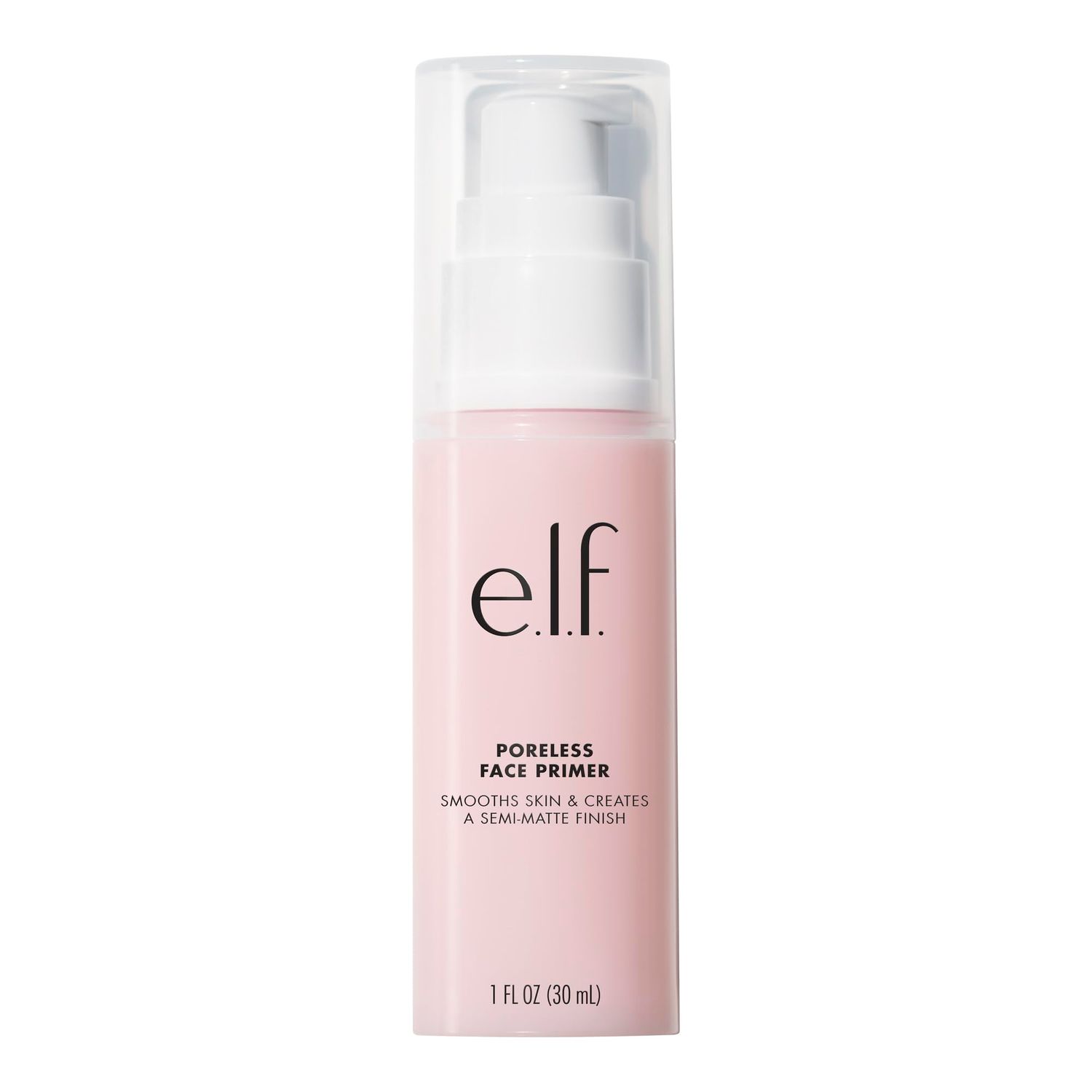 e.l.f, Poreless Face Primer - Large, Silky, Skin-Perfecting, Lightweight, Long Lasting, Absorbs Quickly, Smooths, Preps, Creates Flawless Base, Infused with Tea Tree and Vitamins A &amp; E, 1.01 Fl Oz