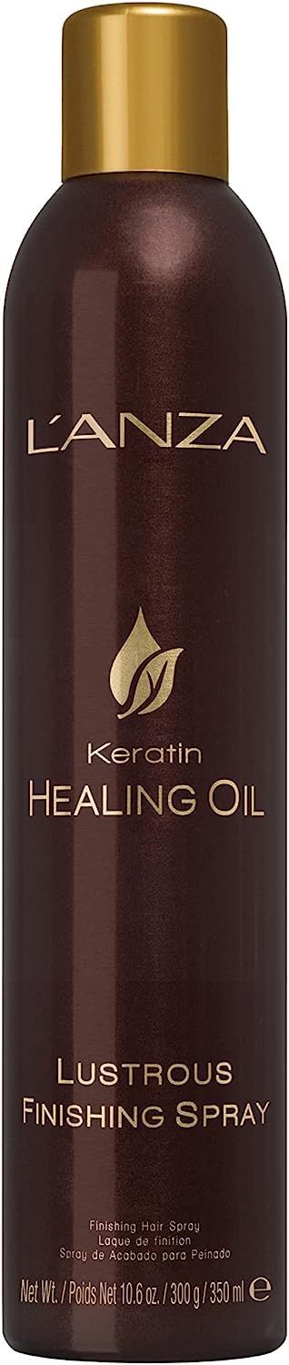 L&#39;ANZA Keratin Healing Oil Lustrous Finishing Spray, Boosts Shine and Volume While Deeply Hydrating the Hair from Roots to Tips, For a Grease-free, Frizz-free, Relaxed Hair