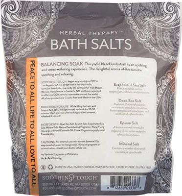 Soothing Touch Deep Sleep Bath Salts Balancing Soak Clove Sandalwood &amp; Ylang, 32 Oz