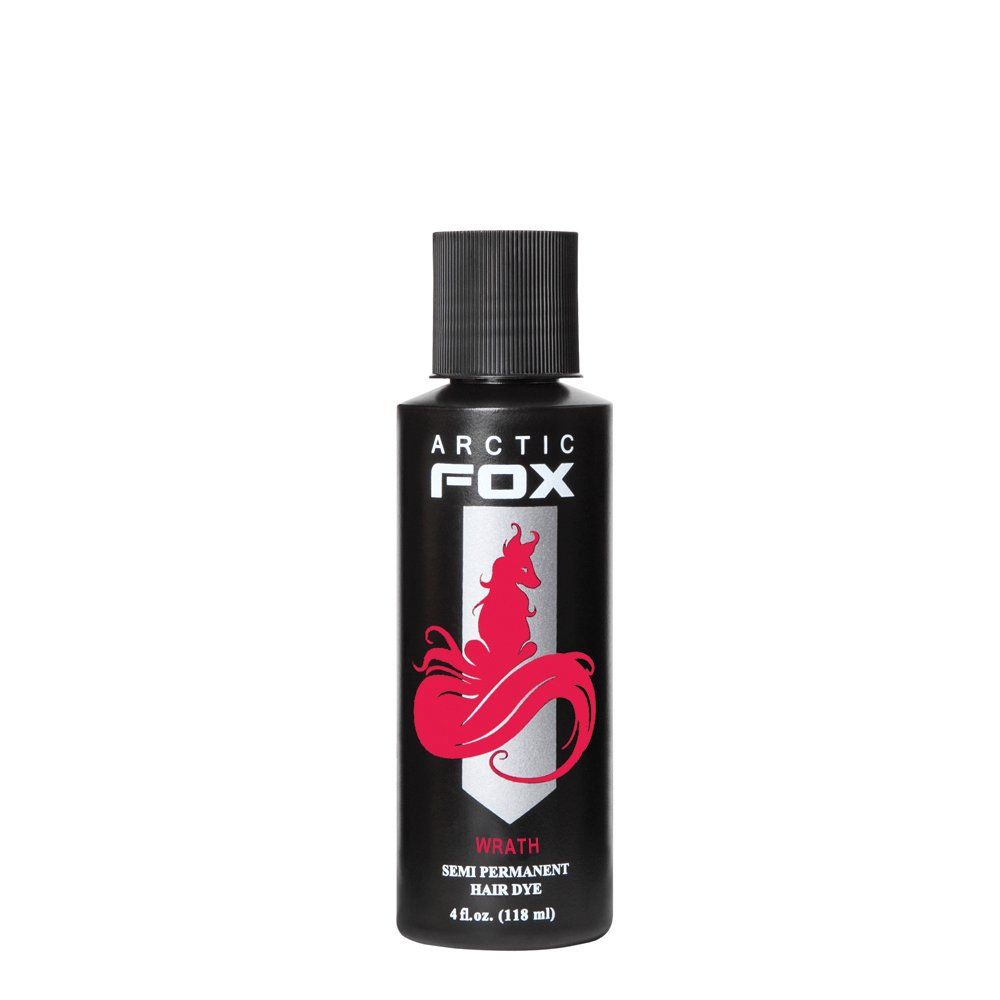 ARCTIC FOX Vegan and Cruelty-Free Semi-Permanent Hair Color Dye (4 Fl Oz, WRATH)