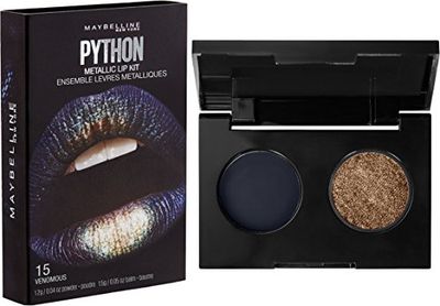 Maybelline New York Lip Studio Python Metallic Lip Makeup Kit, Venomous, 0.09 oz.