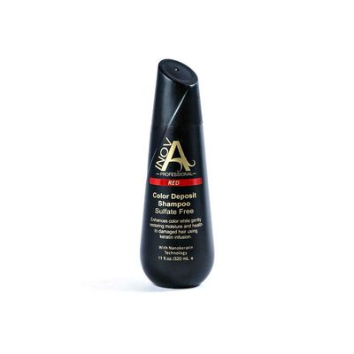 Inova Professional Color Revive &amp; Enhance - Smooth Protection Sulfate-Free Shampoo - Color Deposit Red, 11 Fluid Ounce
