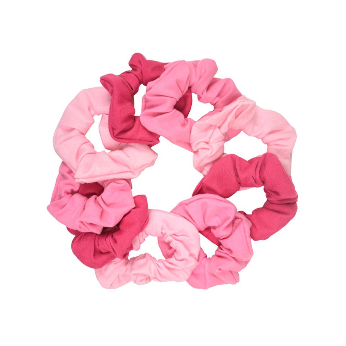 9 Pack Scrunchies Hair Ties (Pinks)