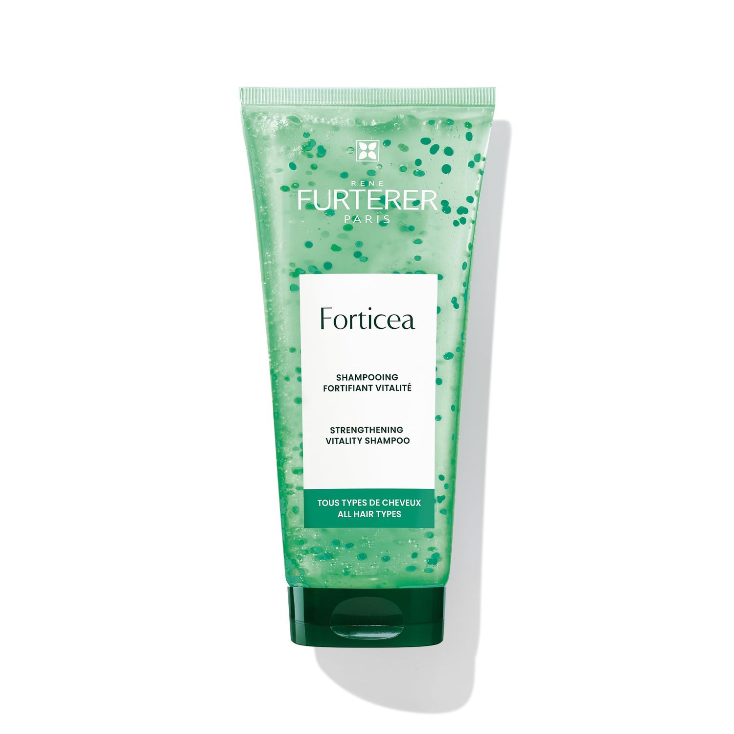 Rene Furterer Forticea Strengthening Revitalizing Shampoo - Formulated with Guarana Extract, Rosemary, Vitamin B3 and B5, - Sulfate, Paraben &amp; Silicone Free, 6.7Fl Oz