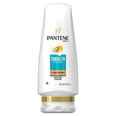 Pantene Pro-V Conditioner, Smooth &amp; Sleek with Argan Oil, 12 Ounce