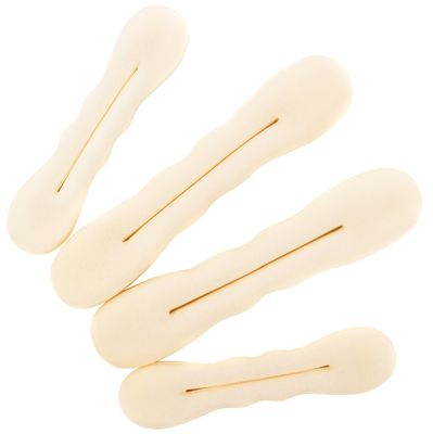 Beaute Galleria Magic 4 Pieces Beige Blonde Foam Sponge Twist Shapers, Hair Bun Maker, Hair Donuts for Ballet Buns (2 Small, 2 Large)