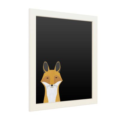 Trademark Fine Art ' Foxy ' Chalk Board Wall Sign by Annie Bailey Art 16x20