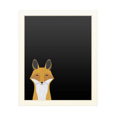 Trademark Fine Art &#39; Foxy &#39; Chalk Board Wall Sign by Annie Bailey Art 16x20