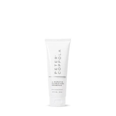 PETER COPPOLA a-Keratin Clarifying Shampoo - Travel Size - Gentle And Deep Cleansing Sulfate Free Shampoo Removes Build Up, Oil, And Excess Product From Hair And Scalp And Reduces Oily Hair (3 Fl Oz)
