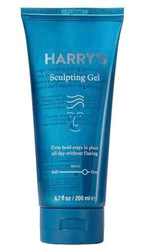 Harry&#39;s Sculpting Gel, Sets Firm Structure, Firm Hold, 6.7 Oz