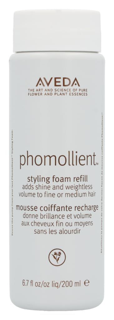 Aveda Phomollient Refill Styling Foam Creates Body and Volume on Fine and Medium Hair.