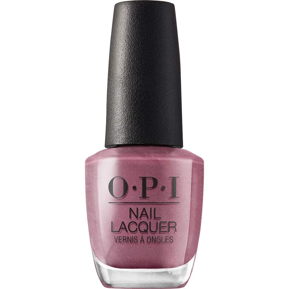OPI Nail Lacquer Reykjavik Has All the Hot Spots | Sheer Soft Pink Shimmer Chip Resistant Nail Polish | Iceland Collection