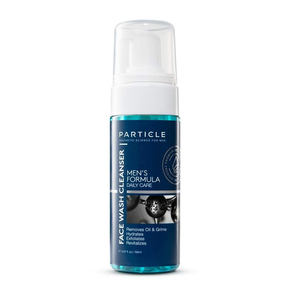 Particle Mens Face Wash - Anti Aging Face Cleanser for Men (5.07 Oz) - Daily Moisturizing Face Wash for Men - Revitalizes, Hydrates &amp; Soothes, All Skin Types &amp; All Ages