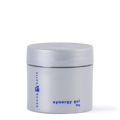 Young Nails Synergy Gel System, Foundation Gel - Builder Gel Base Coat, Superior Adhesion &amp; Strength, Hard Gel Base Coat - Base Gel, Clear, 30g