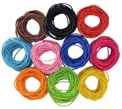 Fashion &amp; Lifestyle 100 PCS Boutique Baby Girls Hair Ties Ponytail Holders - Stretchy Elastic Hair Ropes Rubber Bands Styling Accessories for Toddlers Kids Teens