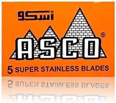 100 ASCO Super Stainless Double Edge Safety Razor Blades
