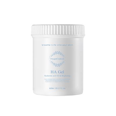 OxygenCeuticals HA Gel 600ml(20 oz) | Professional Hyaluronic Acid Gel Moisturizer for Face Hydrates, Moisturizes, Plumps Skin, Reduces Wrinkles, Anti Aging Gel for Dry &amp; Aging Skin