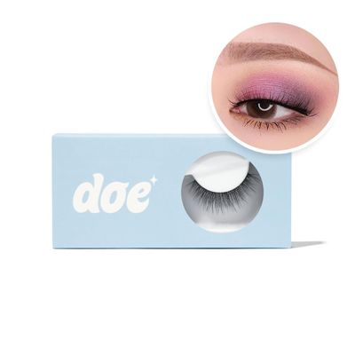 Really Really Lowkey - Reusable 15 Wears, Natural Looking Vegan False Lashes, Handmade from Korean Silk. Lightweight Cruelty Free Eyelash for Everyday Look - 1 Pair