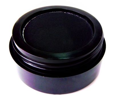Pure Ziva Black Matte Cake Eyeliner &amp; Pressed Eyeshadow, Water Activated Powder; Gluten &amp; Cruelty Free