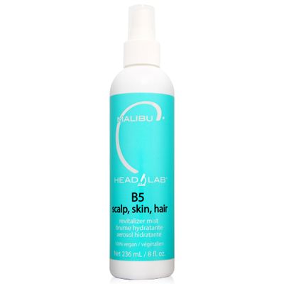 Malibu C Vitamin B5 Scalp, Skin and Hair Revitalizer Mist - Multi-Use Hydrating Mist Enriched with Allantoin to Help Soothe Skin, Restore Moisture and Improve Scalp Protection (8 oz)