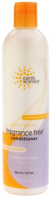 EARTH SCIENCE - Extra Gentle Fragrance Free Conditioner for Sensitive Hair and Scalp (12 oz.)